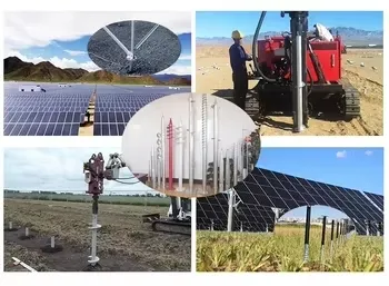 Foundation Helical Pile Solar Panel Ground Screw Deck Helical Anchor Fence Screw Pile