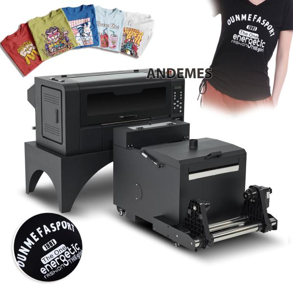 A3 Print Dimension DTF Printer Andemes Small 2 Heads Printer T-Shirt Printing