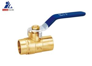 Wholesale 1/2 '' To 2 '' C x C Welder Copper Ball Valve Body Copper Color Brass Ball Valves from china suppliers