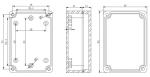 83*58*33mm Ip65 ABS Plastic Trailer Junction Box In Small Size