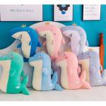 Colorful Dolphin Stuffed Animal Cotton Material 45 - 65CM 500 - 1100G