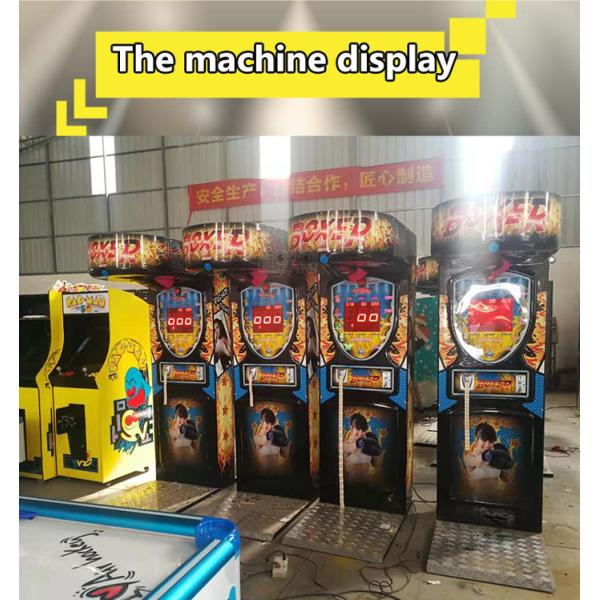 Cola Redemption Game Machine Sports Playing Hit Target Arcade Game Boxing Punch Machine