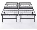Hotel Folding Metal Bed Frame Tubular Steel metal platform bed frame