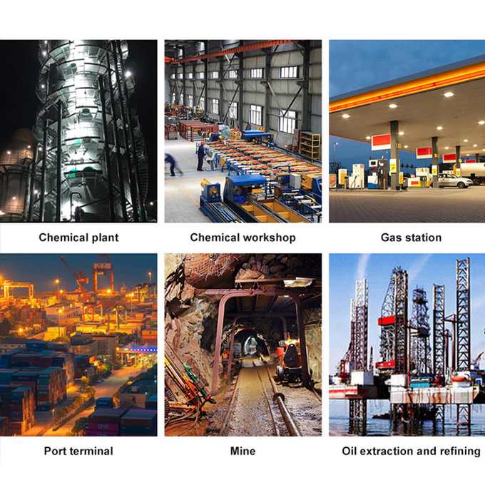 Explosion Proof Linear Light Industrial IP66 50w 100w 200w ATEX Rated Lights