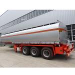 24V 7 ways electric system fuel tanker trailer for 20-60 cubic meter heating