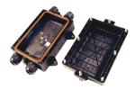 Waterproof IP68 Fiber Enclosure Box , 24 Fiber Airtight Fiber Optic Pull Box