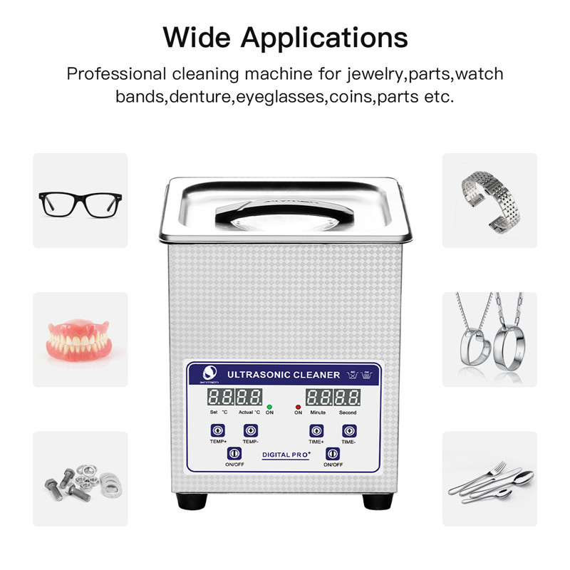 220v 2L Dental Equipment Ultrasonic Cleaner 80W With Basket