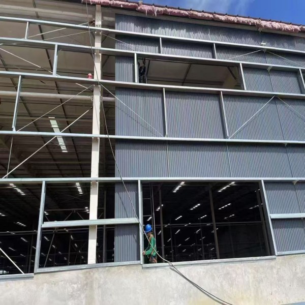 Prefabricated Steel Structure Warehouse Building Construction as Residential Model Building