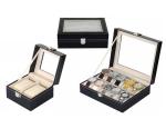 Square Mens Watch And Jewelry Box , Elegant Style Watch Case Holder Box