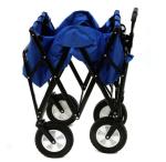 86*46*85 Dimension Collapsible Hand Pull Trolley for Green Camping Utility Beach