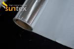 150C Heat Reflective 0.75mm Fabric Aluminum Foil Coated Glass Fiber Welding Fire