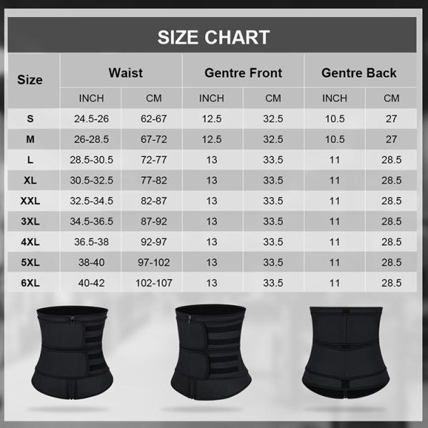 HEXIN Plus Size Waist Trainer Medium Control Tummy Slimming Belt for DHL Shipping