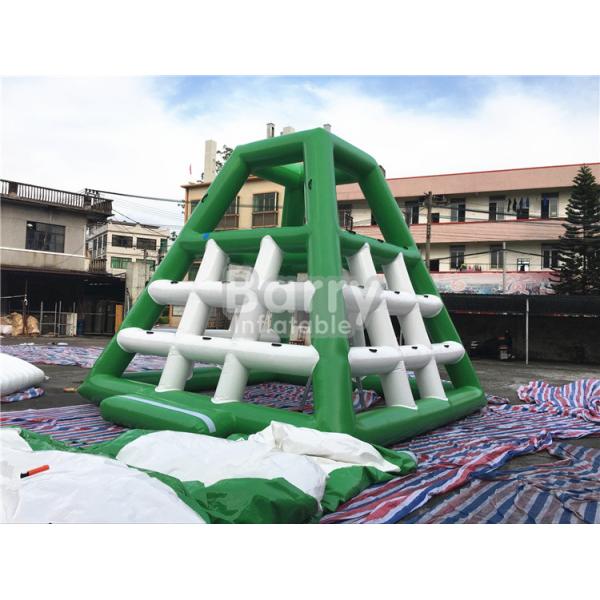 4.8m High Inflatable Water Toys Inflatable Water Jumping Tower With Water Slide