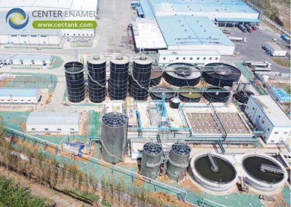 Wastewater Storage Tanks for Cities and Industries Wastewater Treatment Plants: