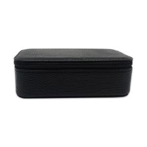 Wholesale velvet inside Polyester Lining Portable Jewelry Box PU Leather from china suppliers
