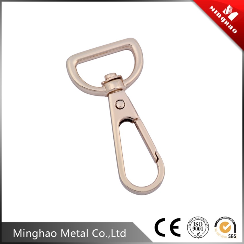 High quality swivel snap hook for bag accessories,18.2*51mm,Zinc alloy snap hook