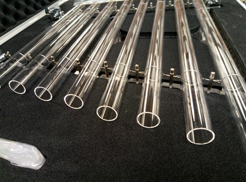 Clear quartz crystal harp made of high purity quartz made in china