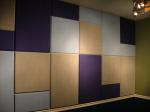 Stretch Fabric Wrapped Acoustical Wall Panels Easy Installation Sound Absorbing