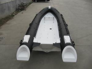 Wholesale 16 Feet fiberglass rigid hull rib inflatable boat tube rib480A in PVC from china suppliers