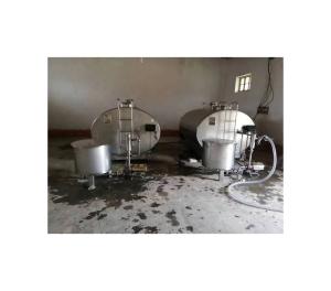 Wholesale 2mm/2.5mm Thickness Food Sanitary Milk Cooling Tank With Cooling System SS316L Optional from china suppliers