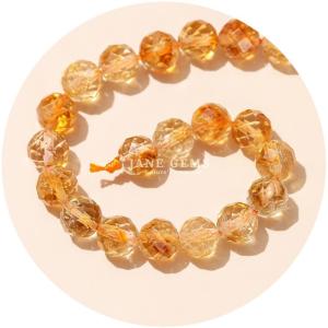 Wholesale Natural Gemstone Faceted Genuine Natural Gemstone Stone Cutting Loose Strand Beads For Jewelry Making from china suppliers