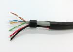 Round 2 Pair Communication Bulk CCTV Cable With 2C 1.5MM2 Low Volatge Electric