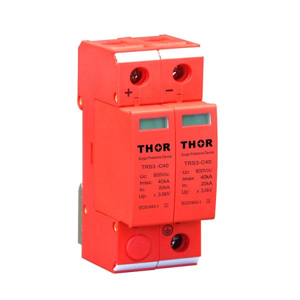 PV surge protection device dc lightning arrestor 800v dc lightning solar surge