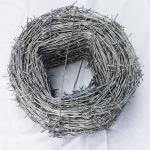 Factory Price 2.5mm Anti-climb Galvanized Barbed Wire Farm Outdoor Twisted Iron