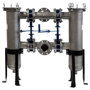 Wholesale 62KG Type 304 SS Duplex Bag Filter Vessel for Filtration in Your Manufacturing Plant from china suppliers