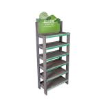Pinewood Pop Pos Display Candy Display Stand With Levelers For Candy Stores