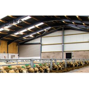 Wholesale Aluminum Alloy Window Metal Goat Farm Shed Design Steel Structure Sheep House Shelter PKPM Drawing from china suppliers