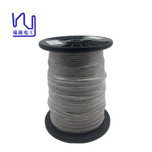 Wholesale 2USTC-F 0.2mm X 300 HF Insulated White Twisted Enameled Copper Silk Covered Litz Wire from china suppliers