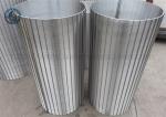 Wedge Wire Wrapped Slotted Rotary Screen Drum Back Wash