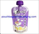 Spout stand up pouch for juice, beverage, Independent packing bags