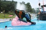 Multicolored Swimming Pool Water Slides , Kids Butterfly Outdoor Water Slides