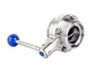 Butterfly Type Stainless Steel Valves Manual External Thread DIN Standard