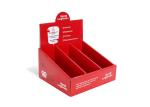 Mini Retail Tabletop Cardboard Display Stands Boxes With Heart Lung Foundation