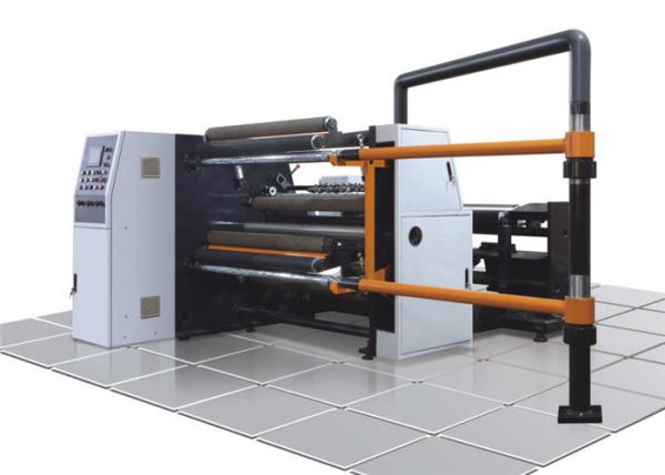 Paper / Plastic Film Slitting And Rewinding Machine For PET PVC And Package