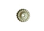 Round Casket Decoration Coffin Fittings , Gold Coffin Bracket Casket Hardware