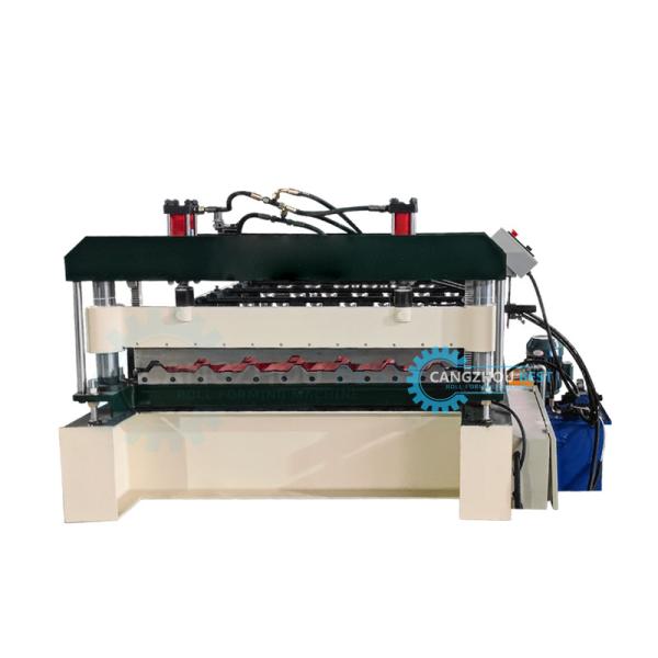 Hydraulic Cutting Cold Roll Forming Machine In Steel Profile Tp25 Ibr Roofing