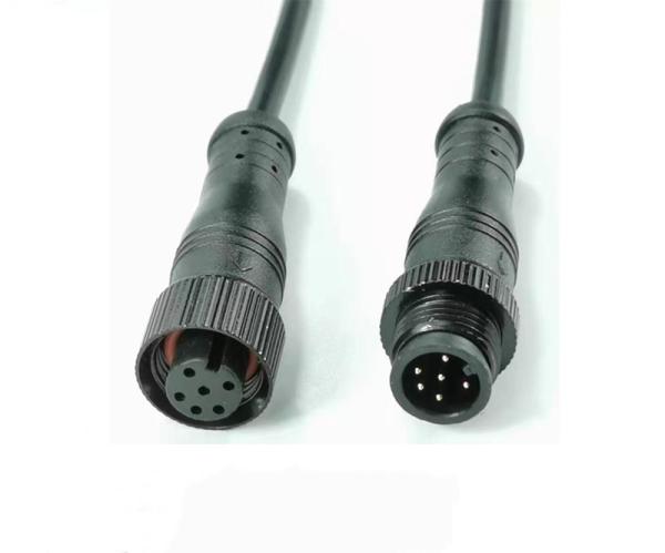 06 poles circular male female waterproof connector,3poles mini connector for LED