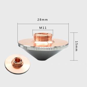 Wholesale CNC Fiber Laser Cutting Parts Nozzle For Precitec Cutting Head D28H15M11 from china suppliers