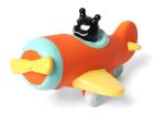 Nature Latex Squeaky Dog Toys Interactive Driving Car Plane Squeakers 17cmx13cmx