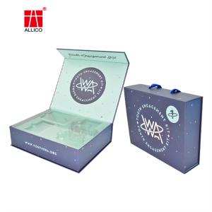 Wholesale Folding Packaging Cardboard Boxes Magnetic Closure Gift Box Customized from china suppliers