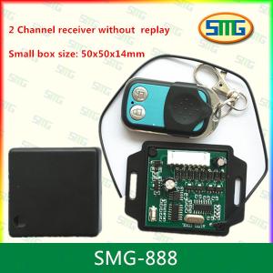 Wholesale SMG-888 2 channel remote control and receiver small size without replay 50x50x14mm from china suppliers