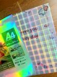Waterproof Self Adhesive Holographic Sticker Paper For Inkjet Printer