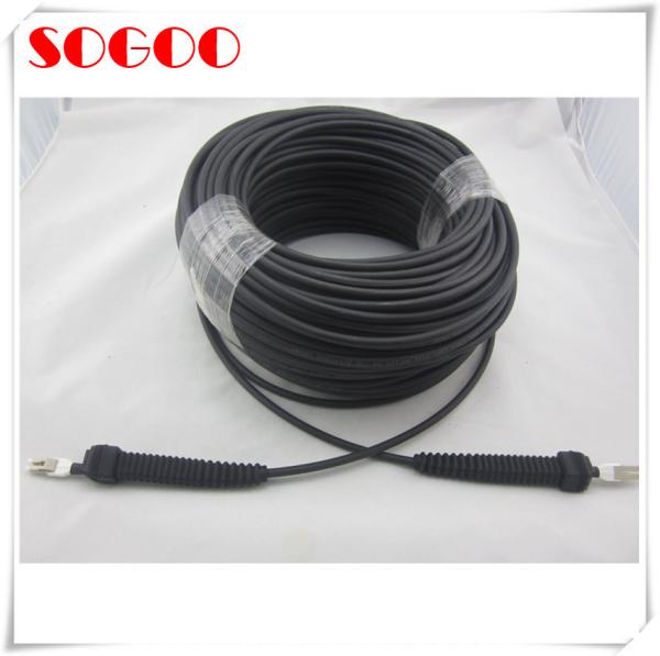 NSN Boot FTTA Cable Armored CPRI Fiber Cable 2 Fibers LC / UPC 50m Multi Mode 50