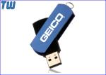Normal Classic Metal Swivel 64GB Thumb Drive Disk Free Key Ring