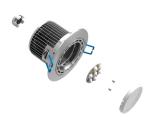 New Cooling Fin 7W 110V, 120V, 220V AC LED DownLight with Epistar Chip Ce & RoHs