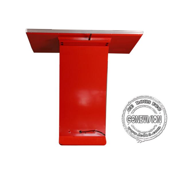 55" Communist Party Red Touch Screen Kiosk 400cd/m2